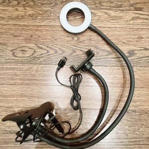 Mini ring light & phone holder